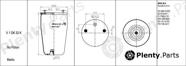  VIBRACOUSTIC part V1DK32K Replacement part