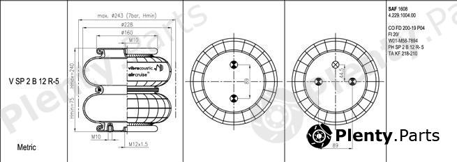  VIBRACOUSTIC part VSP2B12R-5 (VSP2B12R5) Replacement part