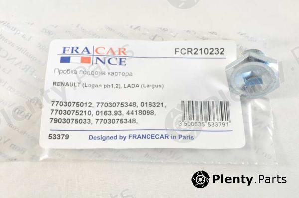  FRANCECAR part FCR210232 Replacement part