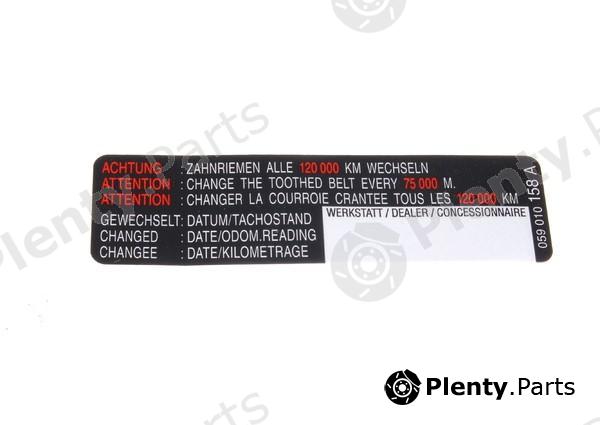 Genuine VAG part 059010158A Replacement part