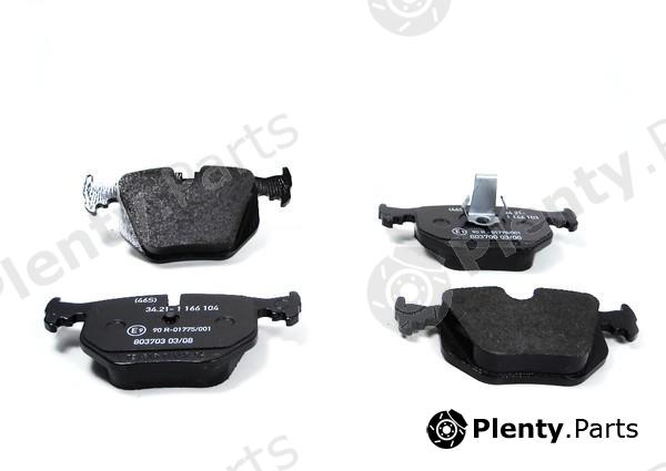 Genuine BMW part 34216761240 Brake Pad Set, disc brake