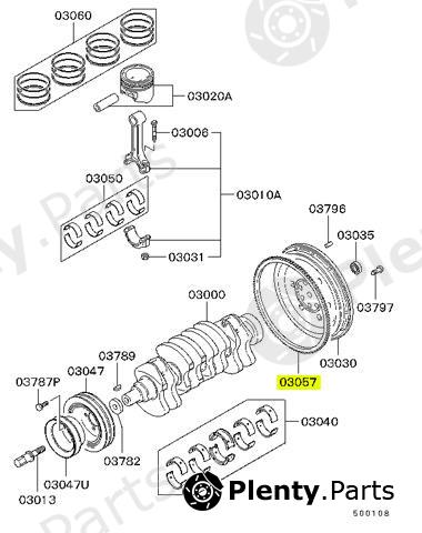 Genuine MITSUBISHI part MD024812 Replacement part