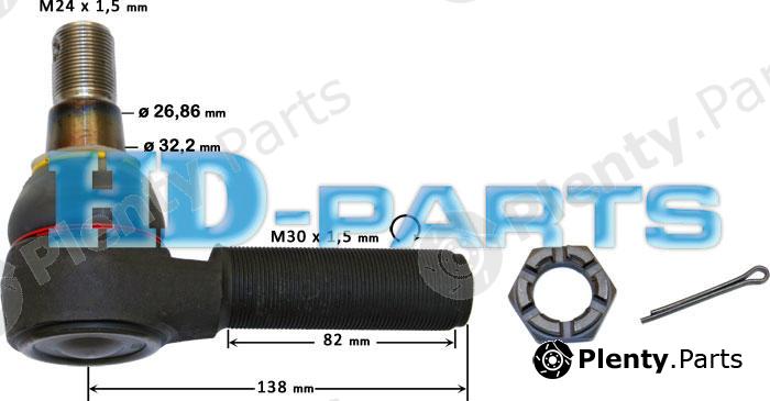  HD-PARTS part 107031 Replacement part