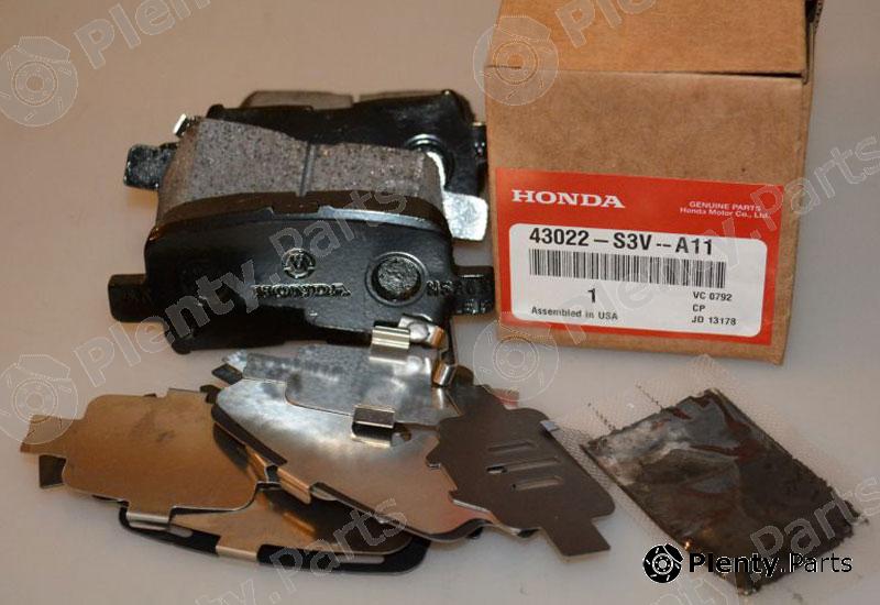 Genuine HONDA part 43022S3VA11 Brake Pad Set, disc brake
