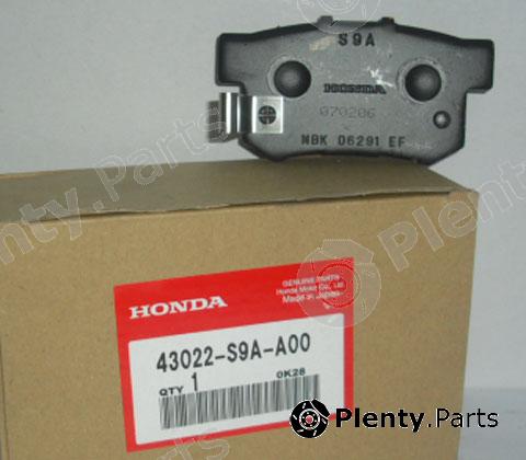 Genuine HONDA part 43022S9AE52 Brake Pad Set, disc brake