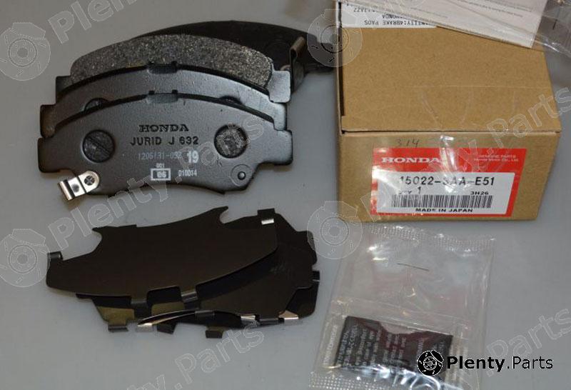Genuine HONDA part 45022SAAE51 Brake Pad Set, disc brake