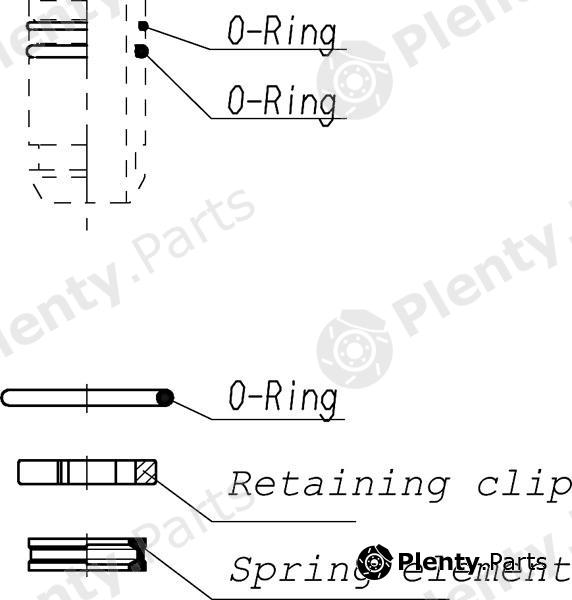 Genuine DAF part 1277449 Replacement part