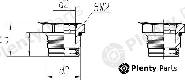 Genuine DAF part 1377743 Replacement part