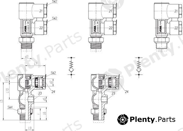 Genuine DAF part 1377801 Replacement part