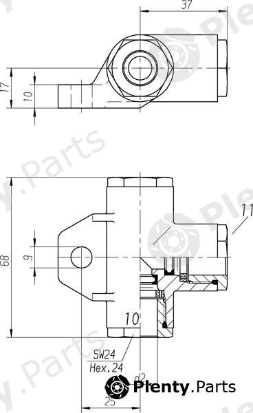 Genuine DAF part 1208304 Replacement part