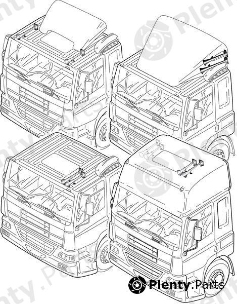 Genuine DAF part 1272658 Replacement part