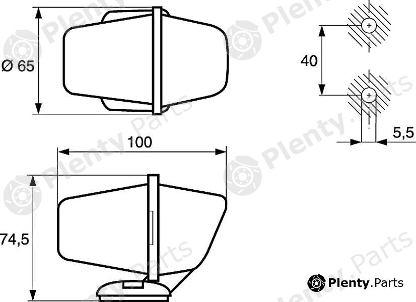 Genuine DAF part 1302782 Replacement part