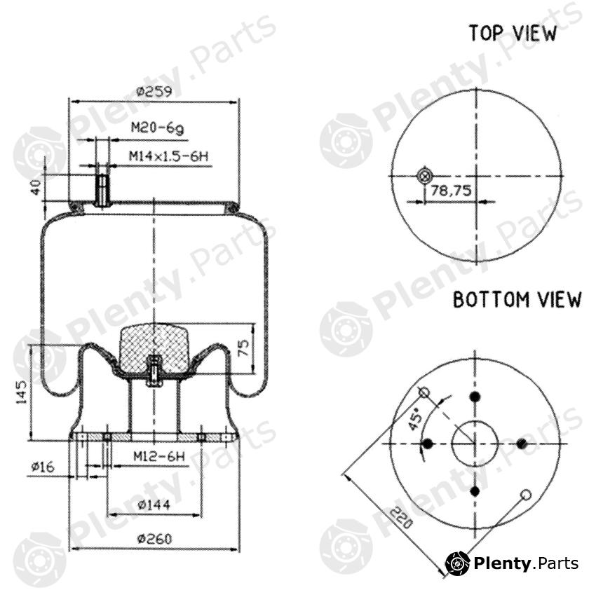 Genuine MERITOR (ROR) part MLF7061 Replacement part