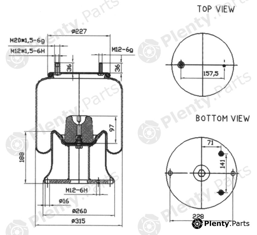 Genuine MERITOR (ROR) part MLF7064 Replacement part