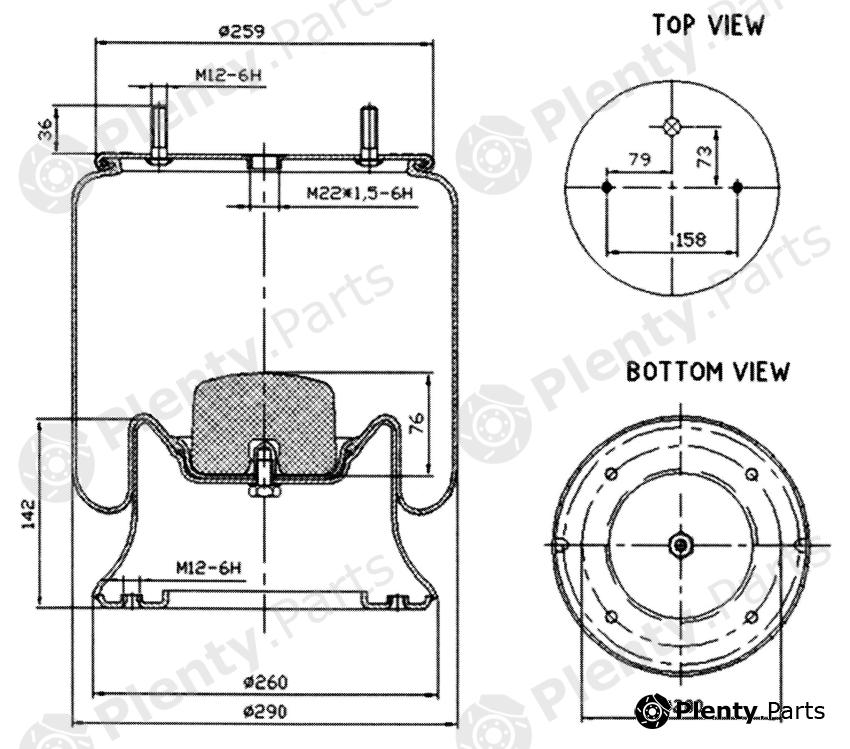 Genuine MERITOR (ROR) part MLF7094 Replacement part