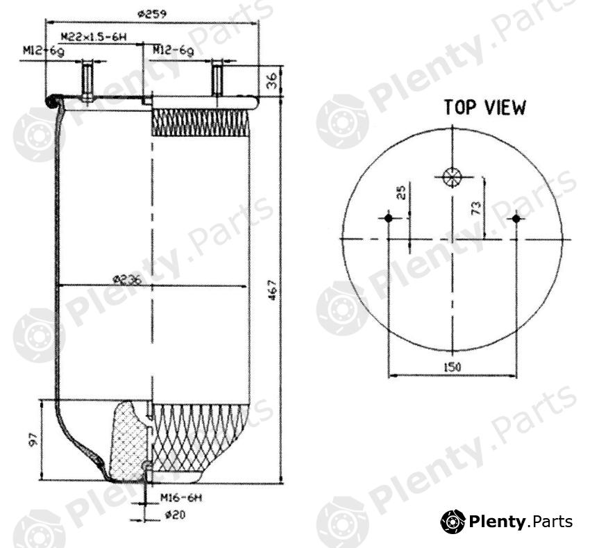 Genuine MERITOR (ROR) part MLF7135 Replacement part