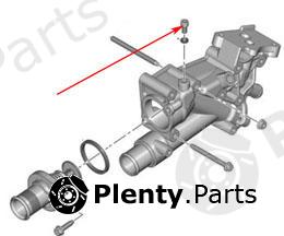 Genuine CITROEN / PEUGEOT part 130629 Gasket, thermostat