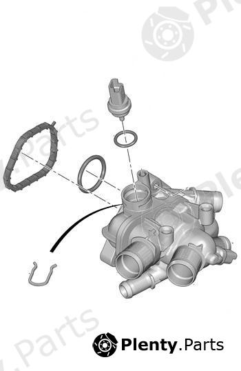 Genuine CITROEN / PEUGEOT part 1336CC Thermostat, coolant