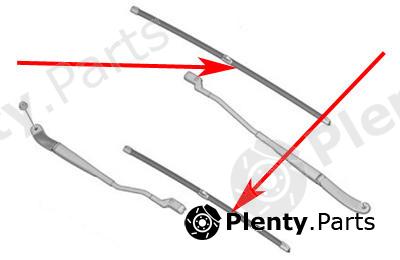 Genuine CITROEN / PEUGEOT part 1609967080 Wiper Blade