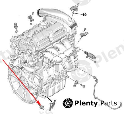 Genuine CITROEN / PEUGEOT part 1920LR Sensor, crankshaft pulse