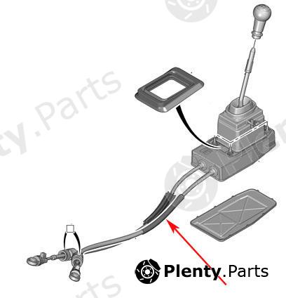 Genuine CITROEN / PEUGEOT part 2444CP Cable, manual transmission