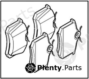 Genuine CITROEN / PEUGEOT part 425467 Brake Pad Set, disc brake