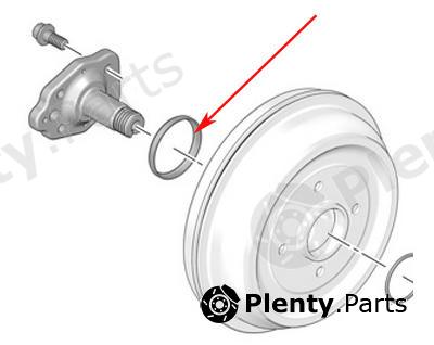 Genuine CITROEN / PEUGEOT part 454919 Sensor Ring, ABS