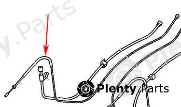 Genuine CITROEN / PEUGEOT part 4745R5 Cable, parking brake