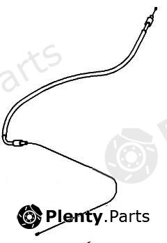 Genuine CITROEN / PEUGEOT part 4745V0 Cable, parking brake