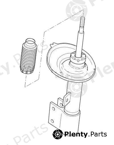 Genuine CITROEN / PEUGEOT part 520805 Shock Absorber