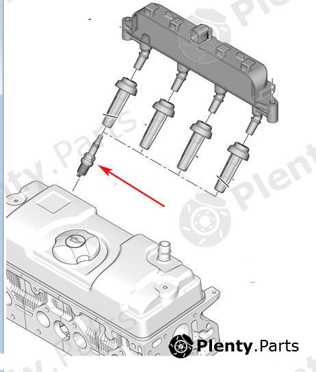 Genuine CITROEN / PEUGEOT part 5960J9 Spark Plug