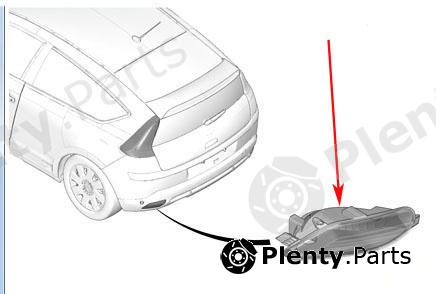 Genuine CITROEN / PEUGEOT part 6350T7 Combination Rearlight