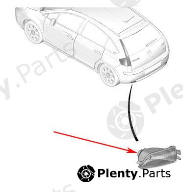 Genuine CITROEN / PEUGEOT part 6350V0 Combination Rearlight