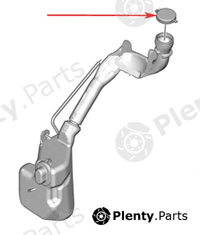 Genuine CITROEN / PEUGEOT part 643232 Cap, washer fluid tank