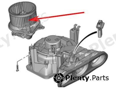 Genuine CITROEN / PEUGEOT part 6441S0 Electric Motor, interior blower