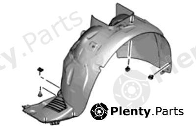 Genuine CITROEN / PEUGEOT part 7136HG Panelling, mudguard