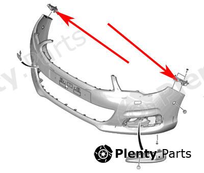 Genuine CITROEN / PEUGEOT part 7416W8 Mounting Bracket, bumper