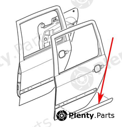 Genuine CITROEN / PEUGEOT part 8546H6 Trim/Protective Strip, door