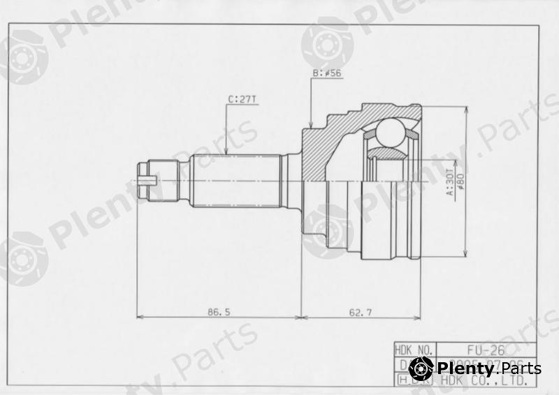  HDK part FU26 Replacement part