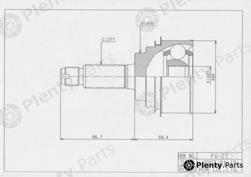  HDK part FU27 Replacement part