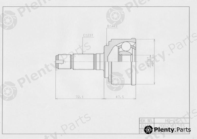  HDK part HO26 Replacement part