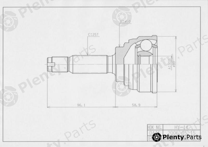  HDK part HY-14 (HY14) Replacement part