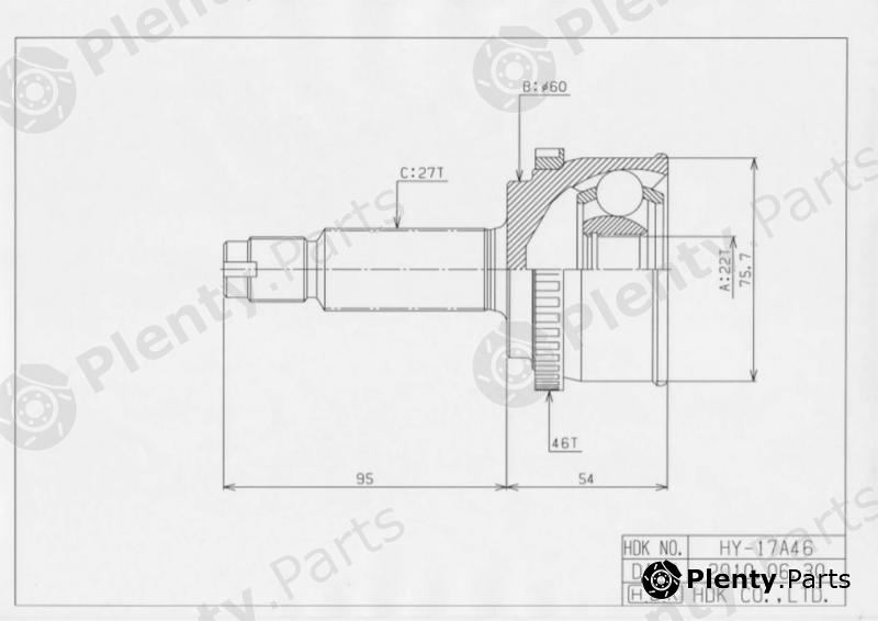  HDK part HY-17A46 (HY17A46) Replacement part