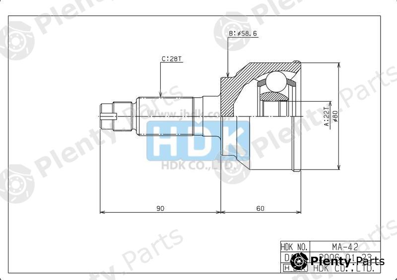  HDK part MA-42 (MA42) Replacement part