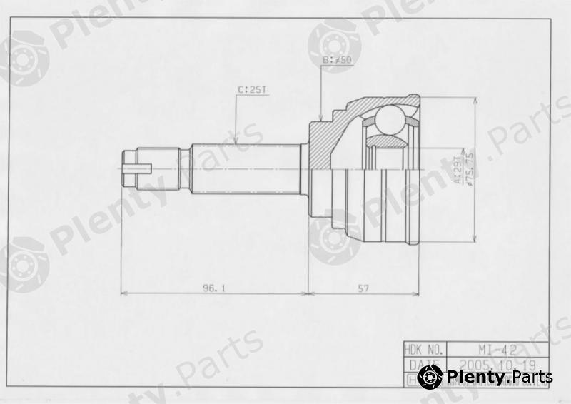  HDK part MI42 Replacement part