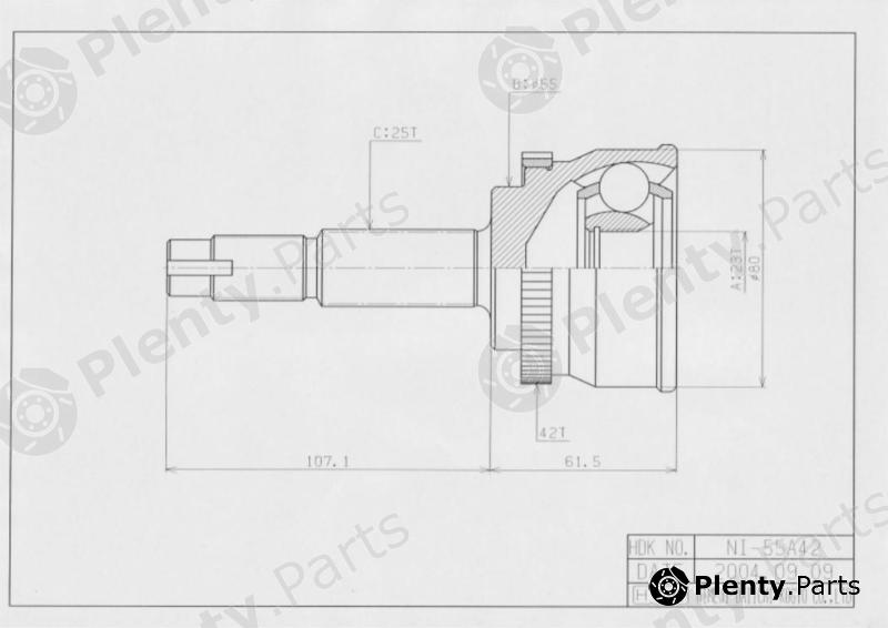  HDK part NI-55A42 (NI55A42) Replacement part