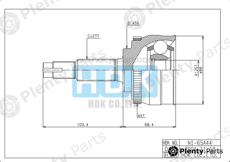  HDK part NI-070A44 (NI070A44) Replacement part