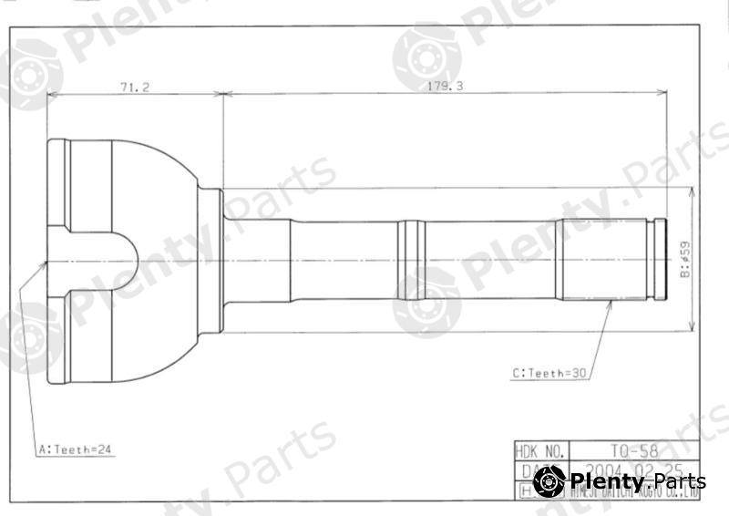  HDK part TO058 Replacement part