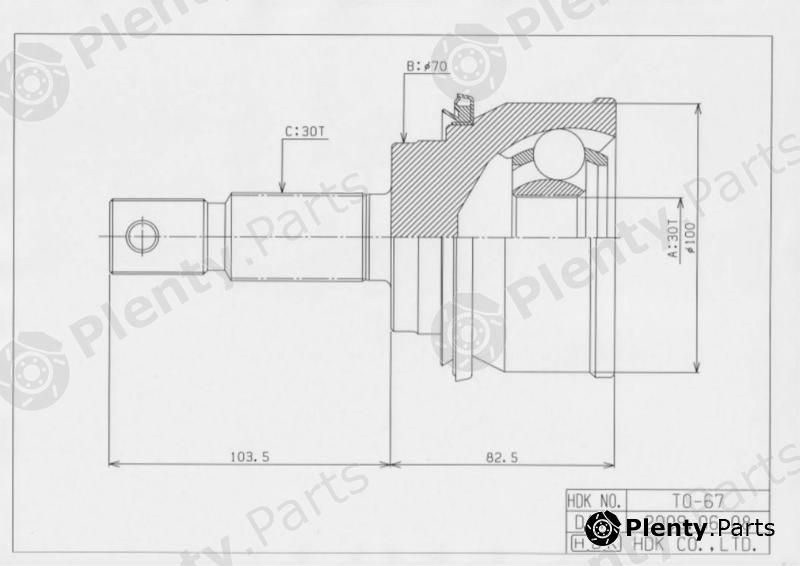  HDK part TO-67 (TO67) Replacement part