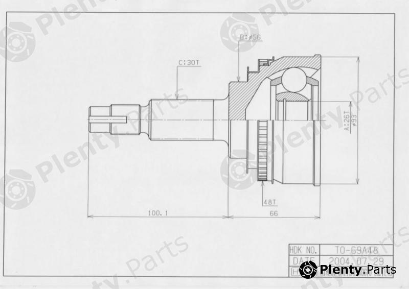  HDK part TO69A48 Replacement part
